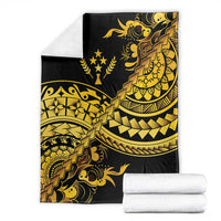 Kosrae Liberation Day Blanket Polynesian Floral Tattoo - Polynesian Pride