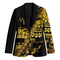 Kosrae Liberation Day Blazer Polynesian Floral Tattoo - Polynesian Pride