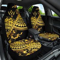 Kosrae Liberation Day Car Seat Cover Polynesian Floral Tattoo - Polynesian Pride