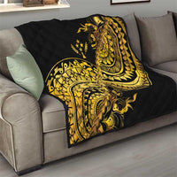 Kosrae Liberation Day Quilt Polynesian Floral Tattoo - Polynesian Pride