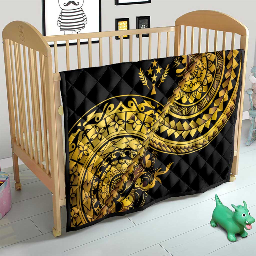 Kosrae Liberation Day Quilt Polynesian Floral Tattoo - Polynesian Pride