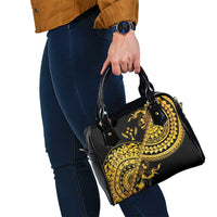 Kosrae Liberation Day Shoulder Handbag Polynesian Floral Tattoo - Polynesian Pride