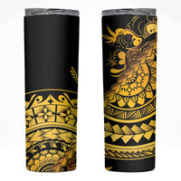 Kosrae Liberation Day Skinny Tumbler Polynesian Floral Tattoo - Polynesian Pride