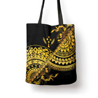 Kosrae Liberation Day Tote Bag Polynesian Floral Tattoo - Polynesian Pride