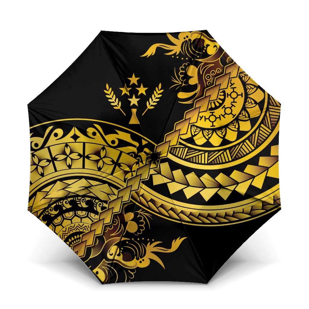 Kosrae Liberation Day Umbrella Polynesian Floral Tattoo - Polynesian Pride