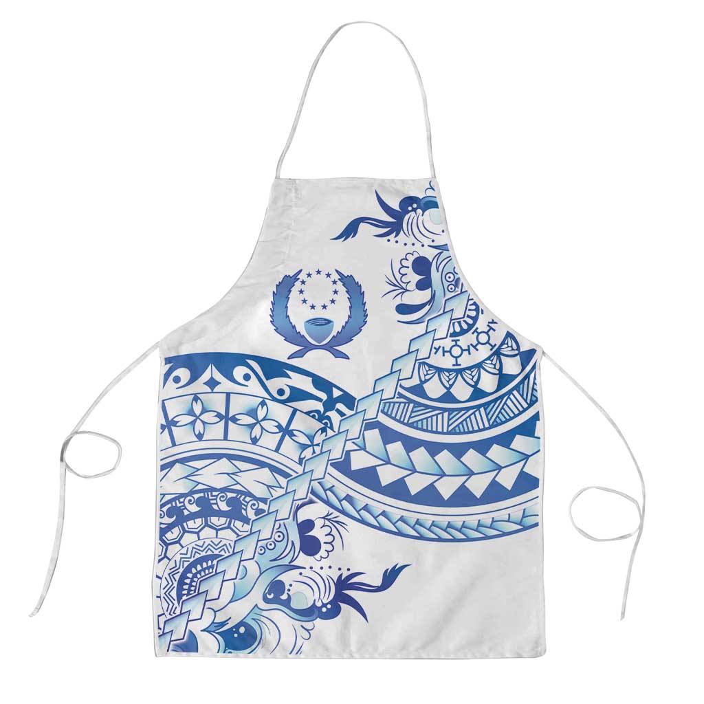 Pohnpei Liberation Day Apron Polynesian Floral Tattoo - Polynesian Pride