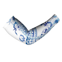 Pohnpei Liberation Day Arm Sleeves Polynesian Floral Tattoo - Polynesian Pride