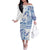 Pohnpei Liberation Day Family Matching Off The Shoulder Long Sleeve Dress and Hawaiian Shirt Polynesian Floral Tattoo - Polynesian Pride