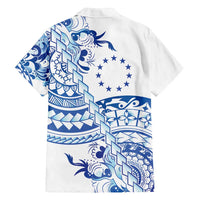 Pohnpei Liberation Day Family Matching Summer Maxi Dress and Hawaiian Shirt Polynesian Floral Tattoo - Polynesian Pride