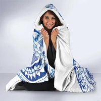 Pohnpei Liberation Day Hooded Blanket Polynesian Floral Tattoo - Polynesian Pride