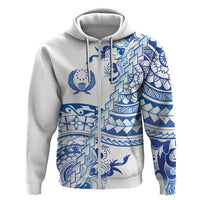 Pohnpei Liberation Day Hoodie Polynesian Floral Tattoo - Polynesian Pride