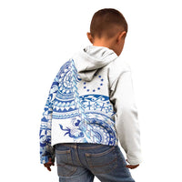 Pohnpei Liberation Day Kid Hoodie Polynesian Floral Tattoo - Polynesian Pride