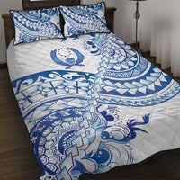 Pohnpei Liberation Day Quilt Bed Set Polynesian Floral Tattoo - Polynesian Pride