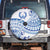 Pohnpei Liberation Day Spare Tire Cover Polynesian Floral Tattoo - Polynesian Pride
