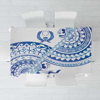 Pohnpei Liberation Day Tablecloth Polynesian Floral Tattoo - Polynesian Pride