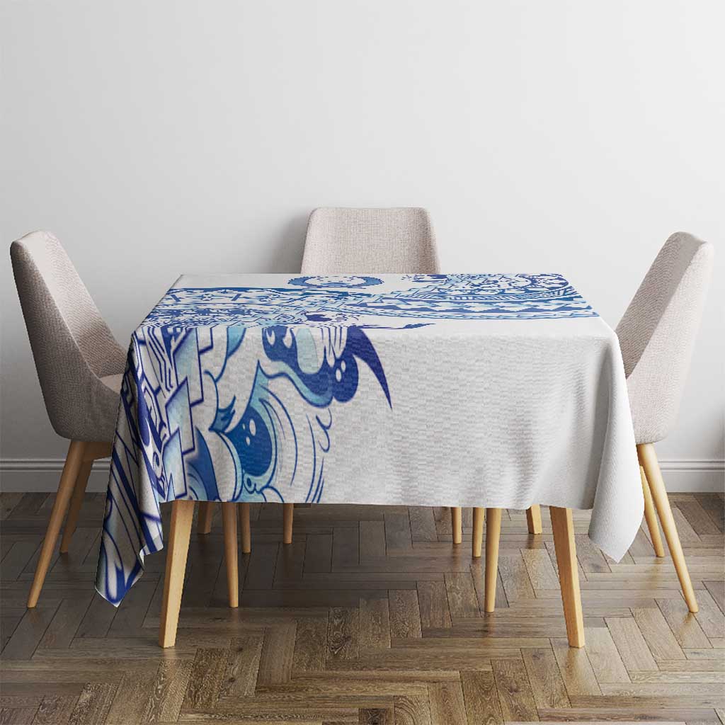 Pohnpei Liberation Day Tablecloth Polynesian Floral Tattoo - Polynesian Pride