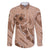 Hawaii Brown Hibiscus Pikake Lei Family Matching Puletasi and Hawaiian Shirt - Polynesian Pride