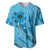 Hawaii Blue Hibiscus Pikake Lei Baseball Jersey - Polynesian Pride