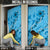 Hawaii Blue Hibiscus Pikake Lei Door Cover - Polynesian Pride