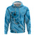 Hawaii Blue Hibiscus Pikake Lei Hoodie - Polynesian Pride