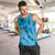 Hawaii Blue Hibiscus Pikake Lei Men Tank Top - Polynesian Pride