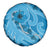 Hawaii Blue Hibiscus Pikake Lei Spare Tire Cover - Polynesian Pride