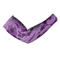 Hawaii Violet Hibiscus Pikake Lei Arm Sleeves - Polynesian Pride