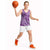 Hawaii Violet Hibiscus Pikake Lei Basketball Jersey - Polynesian Pride