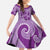 Hawaii Violet Hibiscus Pikake Lei Family Matching Tank Maxi Dress and Hawaiian Shirt - Polynesian Pride
