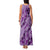 Hawaii Violet Hibiscus Pikake Lei Family Matching Tank Maxi Dress and Hawaiian Shirt - Polynesian Pride