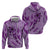 Hawaii Violet Hibiscus Pikake Lei Hoodie - Polynesian Pride