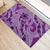Hawaii Violet Hibiscus Pikake Lei Rubber Doormat - Polynesian Pride