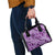 Hawaii Violet Hibiscus Pikake Lei Shoulder Handbag - Polynesian Pride
