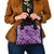 Hawaii Violet Hibiscus Pikake Lei Shoulder Handbag - Polynesian Pride