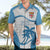 Fiji Rugby Hawaiian Shirt World Cup 2023 Fijian Tapa Pattern Blue Version LT05 - Polynesian Pride