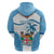 Custom Fiji Rugby Hoodie World Cup 2023 Fijian Tapa Pattern Blue Version LT05 - Polynesian Pride