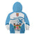 Custom Fiji Rugby Kid Hoodie World Cup 2023 Fijian Tapa Pattern Blue Version LT05 - Polynesian Pride