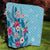 Hawaii Tropical Flowers Quilt Polynesian Tattoo Sky Blue