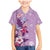 Hawaii Tropical Flowers Family Matching Mermaid Dress and Hawaiian Shirt Polynesian Tattoo Lavender
