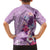 Hawaii Tropical Flowers Hawaiian Shirt Polynesian Tattoo Lavender