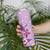 Hawaii Tropical Flowers Skinny Tumbler Polynesian Tattoo Lavender