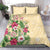 Hawaii Tropical Flowers Bedding Set Polynesian Tattoo Buttermilk