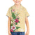 Hawaii Tropical Flowers Hawaiian Shirt Polynesian Tattoo Buttermilk