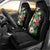 Hawaii Tropical Flowers Car Seat Cover Polynesian Tattoo Black