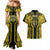 Niue The Rock Couples Matching Mermaid Dress and Hawaiian Shirt The Island Of The Uga - Polynesian Pride