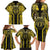 Niue The Rock Family Matching Long Sleeve Bodycon Dress and Hawaiian Shirt The Island Of The Uga - Polynesian Pride