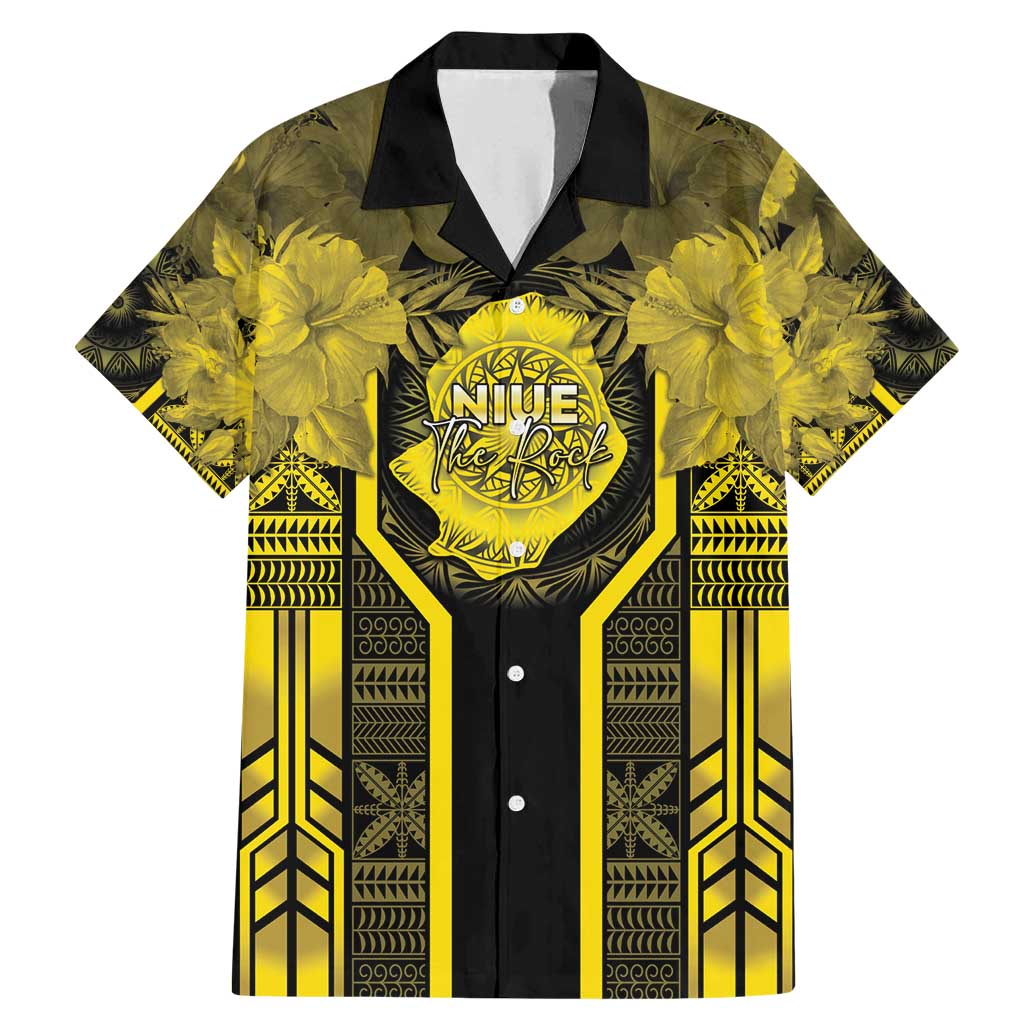 Niue The Rock Family Matching Mermaid Dress and Hawaiian Shirt The Island Of The Uga - Polynesian Pride