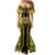 Niue The Rock Family Matching Mermaid Dress and Hawaiian Shirt The Island Of The Uga - Polynesian Pride
