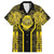 Niue The Rock Family Matching Off The Shoulder Long Sleeve Dress and Hawaiian Shirt The Island Of The Uga - Polynesian Pride