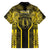 Niue The Rock Family Matching Off The Shoulder Long Sleeve Dress and Hawaiian Shirt The Island Of The Uga - Polynesian Pride